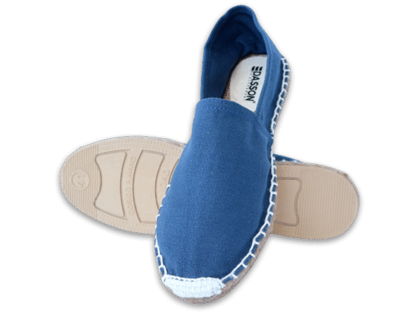 Blue Canvas Espadrille Ladies Sandals
