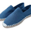 Blue Canvas Espadrille Ladies Sandals