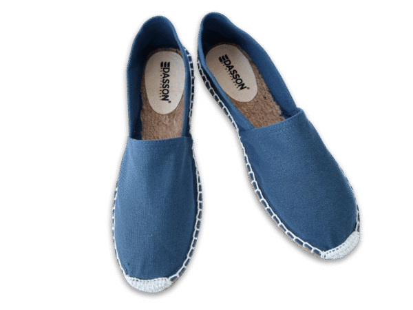 Blue Canvas Espadrille Ladies Sandals