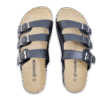 Black Trio Cork Sandals