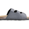 Black Trio Cork Sandals