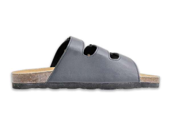 Black Trio Cork Sandals