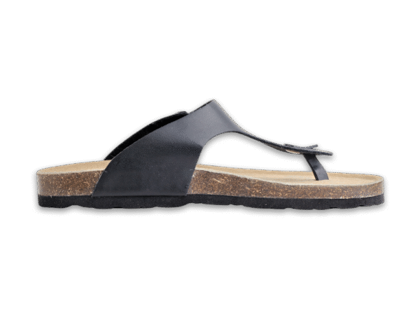 Classic Buckle Thong Cork Sandals