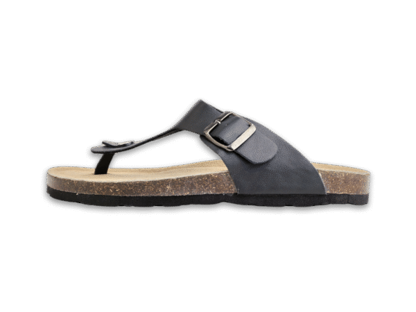 Classic Buckle Thong Cork Sandals