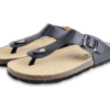 Classic Buckle Thong Cork Sandals