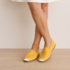 Yellow Canvas Espadrille Ladies Sandals