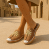Brown’s Robe Palm Tree Espadrille Ladies