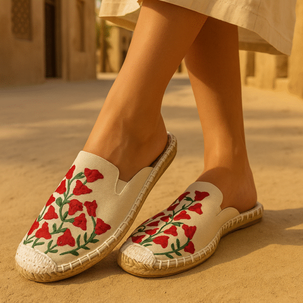 Overcast Bougainvillea Espadrille Ladies Sandals