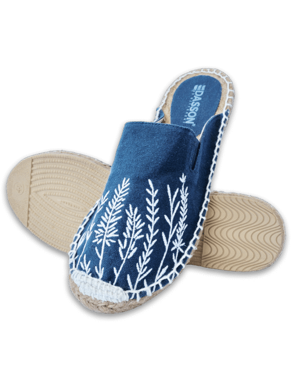 Blue Wing Teal Lavender Espadrille Ladies Sandals