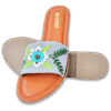 Botanic Blue Slide Sandal