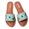 Botanic Blue Slide Sandal