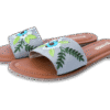Botanic Blue Slide Sandal