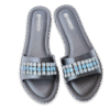 Blue Gem Slide Sandal