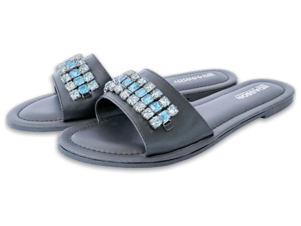 Blue Gem Slide Sandal