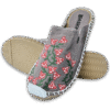 Jet Black Bougainvillea Espadrille Ladies Sandals