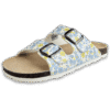 Azure Petal Cork Sandals