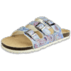 Azure Bloom Cork Sandals