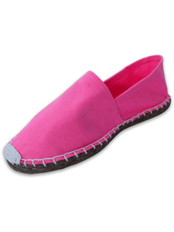 Pink Canvas Espadrille Ladies Sandals