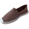 Brown Canvas Espadrille Men's Sandals