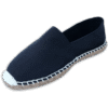Black Canvas Espadrille Men's Sandals