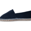 Black Canvas Espadrille Men's Sandals