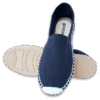 Black Canvas Espadrille Men's Sandals