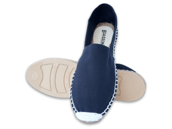 Black Canvas Espadrille Men's Sandals