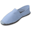 White Canvas Espadrille Men's Sandals