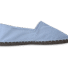 White Canvas Espadrille Men's Sandals