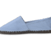 White Canvas Espadrille Men's Sandals
