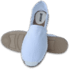 White Canvas Espadrille Men's Sandals
