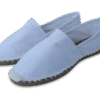 White Canvas Espadrille Men's Sandals