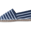 Navy Stripe Canvas Espadrille Ladies Sandals