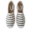 Beige Stripe Canvas Espadrille Ladies Sandals