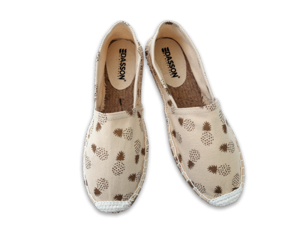 Pineapple Day Canvas Espadrille Ladies Sandals