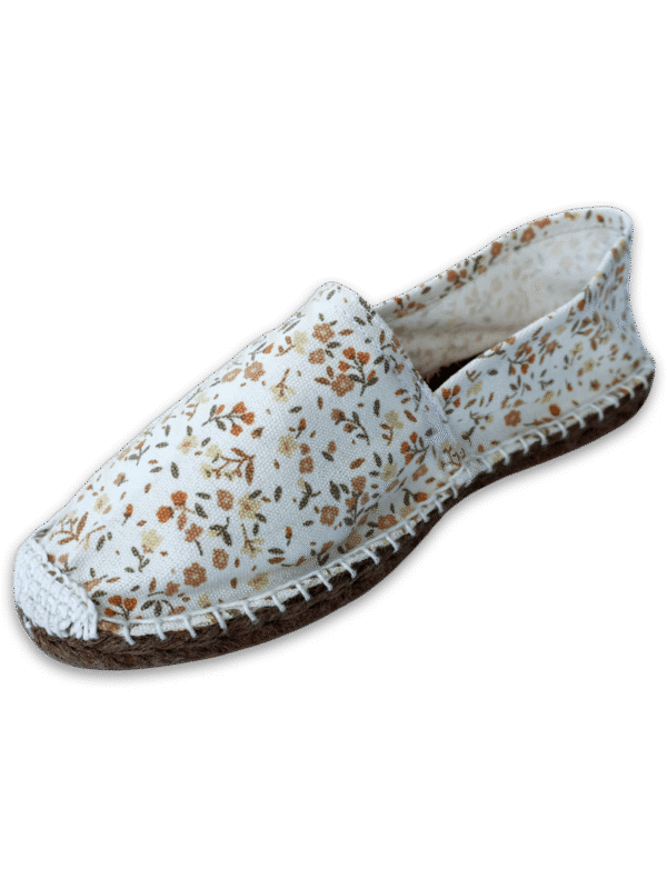 Summer Blossom Canvas Espadrille Ladies Sandals