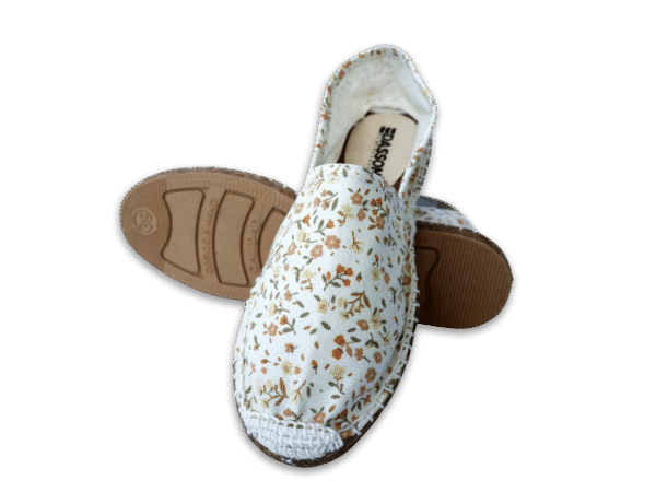 Summer Blossom Canvas Espadrille Ladies Sandals