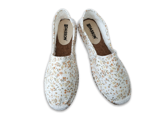 Summer Blossom Canvas Espadrille Ladies Sandals