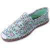 Mint Blossom Canvas Espadrille Ladies Sandals