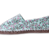 Mint Blossom Canvas Espadrille Ladies Sandals