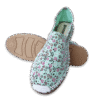 Mint Blossom Canvas Espadrille Ladies Sandals