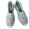 Mint Blossom Canvas Espadrille Ladies Sandals