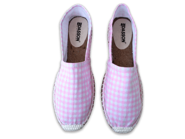 Pink Picnic Canvas Espadrille Ladies Sandals