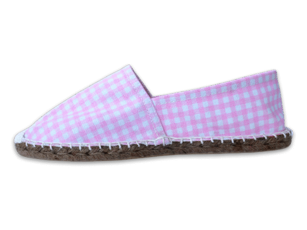Pink Picnic Canvas Espadrille Ladies Sandals