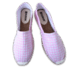 Pink Picnic Canvas Espadrille Ladies Sandals