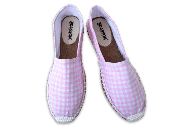 Pink Picnic Canvas Espadrille Ladies Sandals