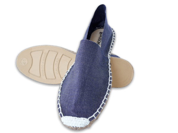 Blue Jeans Canvas Espadrille Ladies Sandals