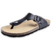 Classic Buckle Thong Cork Sandals
