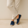 Blue Canvas Espadrille Men's Sandals