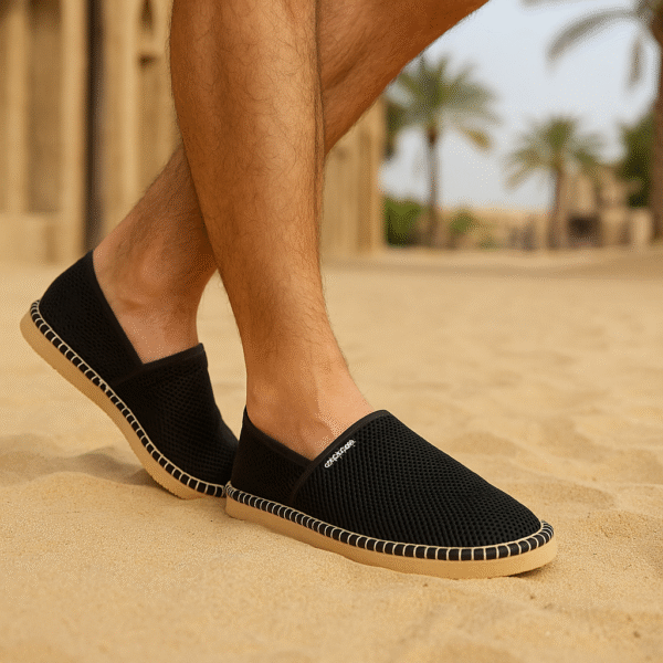 Black Aero Mesh Men’s Sandal